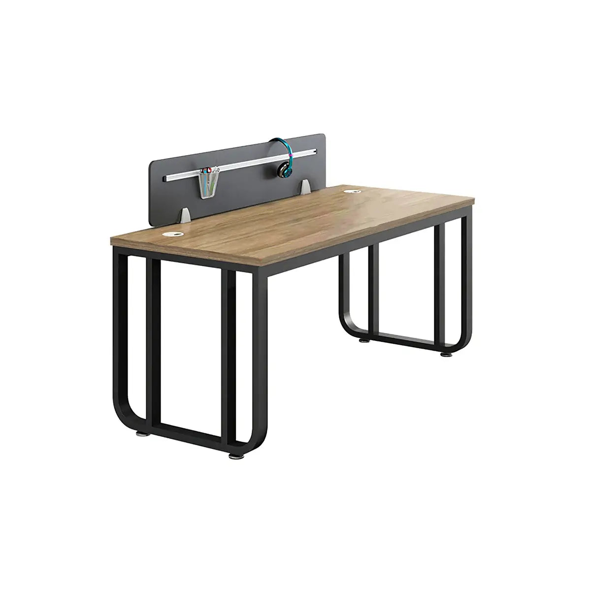 Modern Oak Office Table - Aesthetic Minimalist PC Desk ANZHAP-YGZ-1088-mainpictures 47