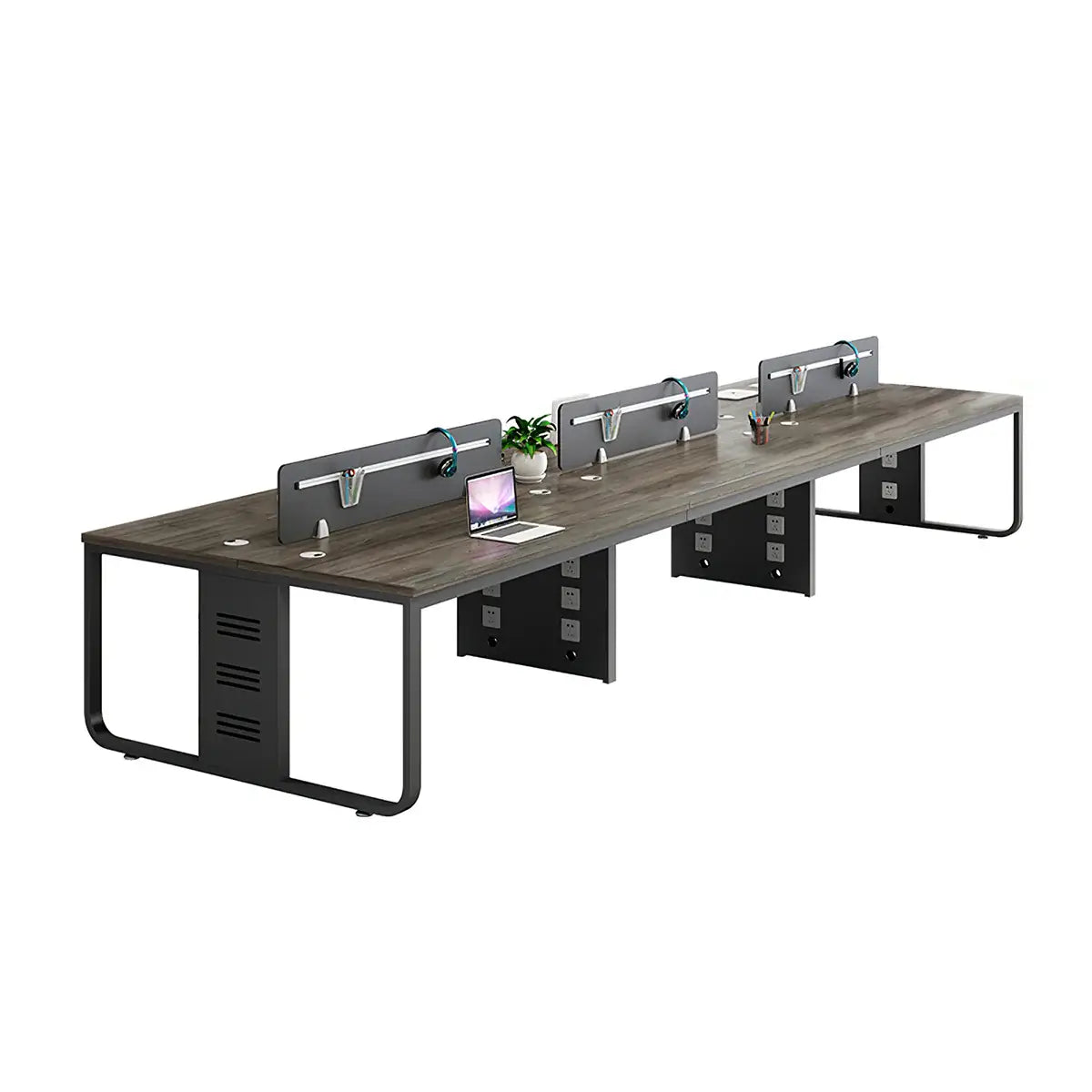 Modern Oak Office Table - Aesthetic Minimalist PC Desk ANZHAP-YGZ-1088-mainpictures 57