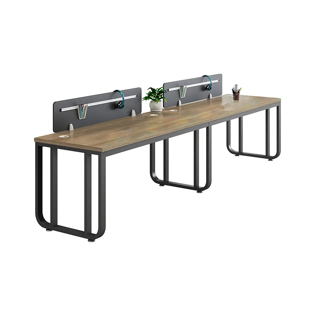 Modern Oak Office Table - Aesthetic Minimalist PC Desk ANZHAP-YGZ-1088-mainpictures 70