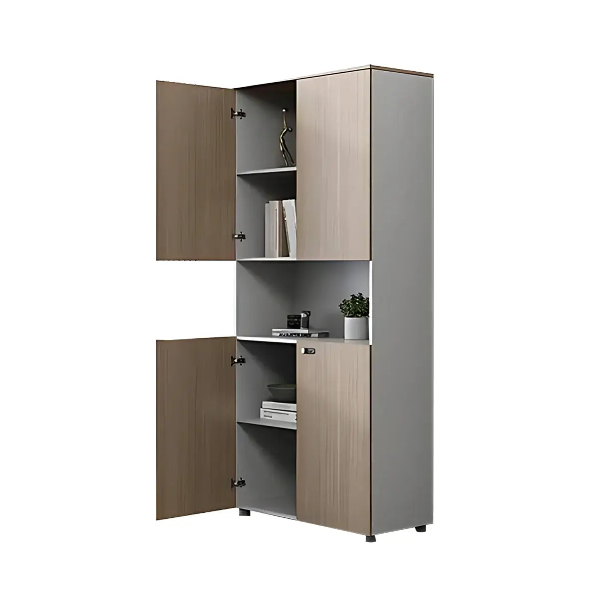 Modern Office Bookcase Wooden Storage Cabinet ANZHAP-WJG-731-mainpictures 4