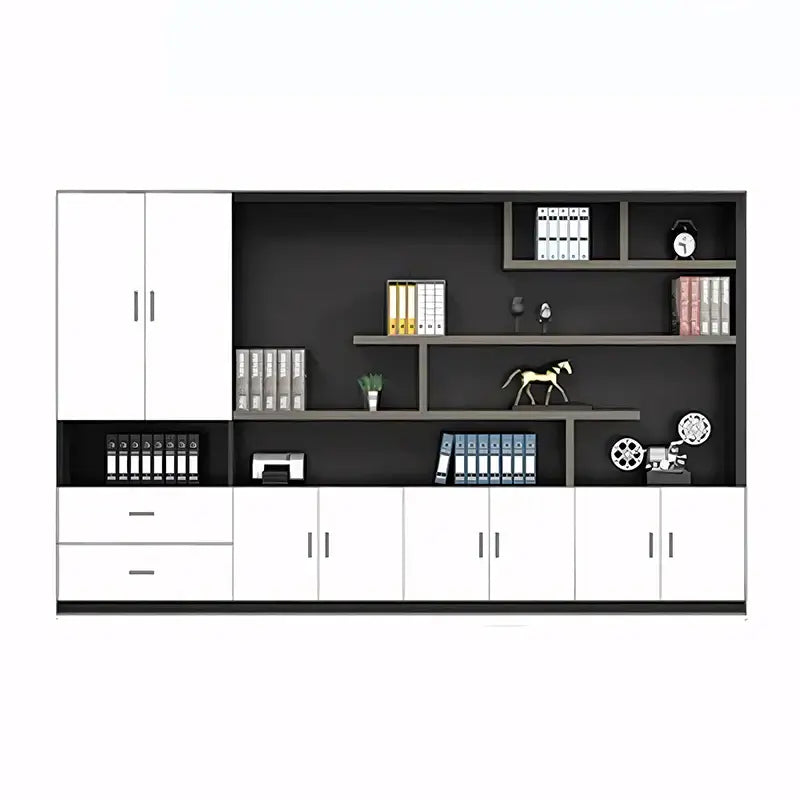 Modern Office Storage Cabinet with Partitioned Shelves ANZHAP-WJG-711-mainpictures 25