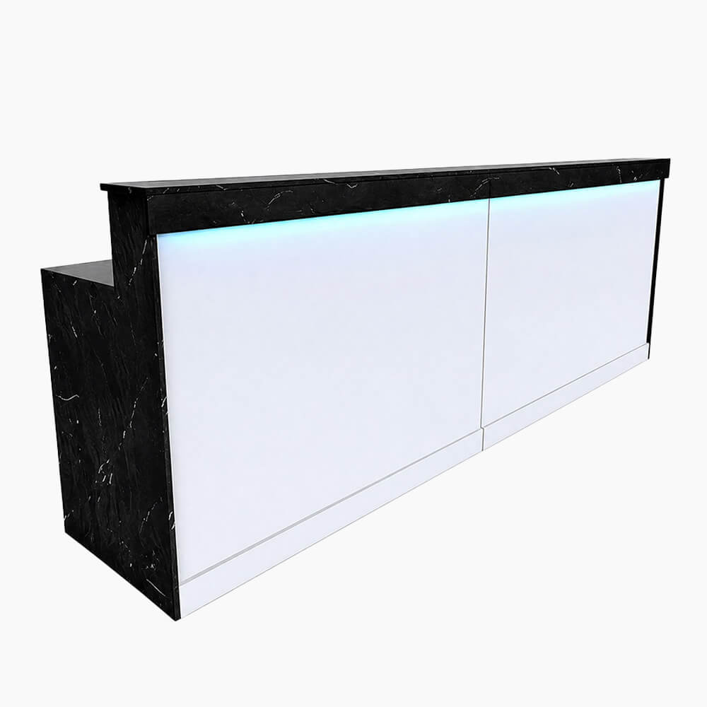 Modern Reception Desk with LED Lockable Drawer Clinic Salon ANZHAP-JDT-2214-main pictures 2