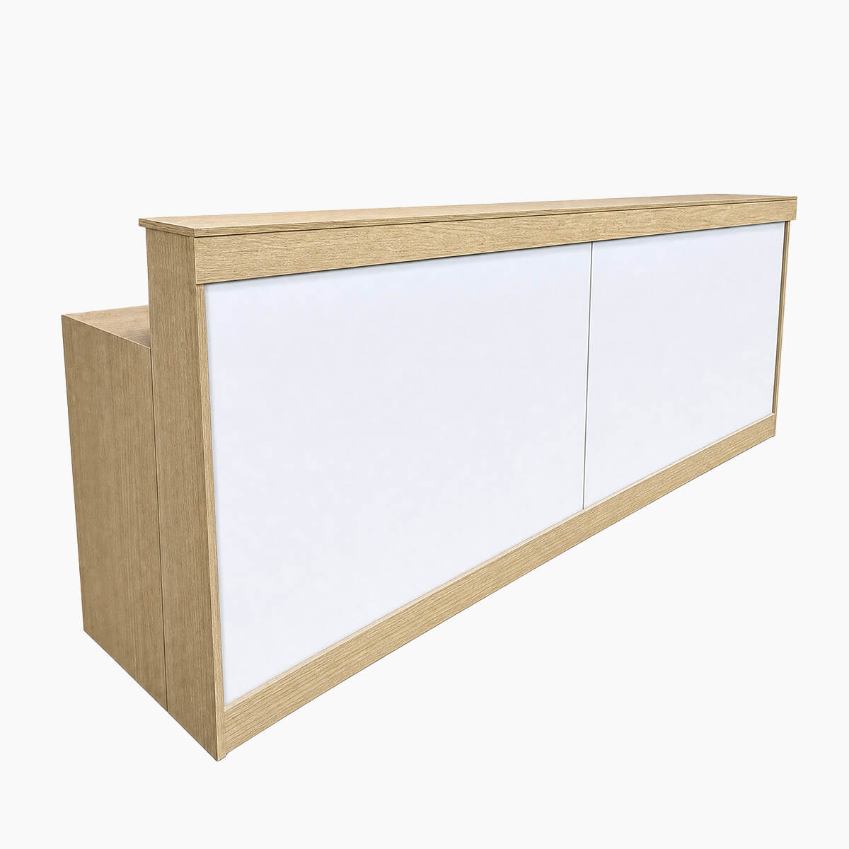 Modern Reception Desk with LED Lockable Drawer Clinic Salon ANZHAP-JDT-2214-main pictures 4