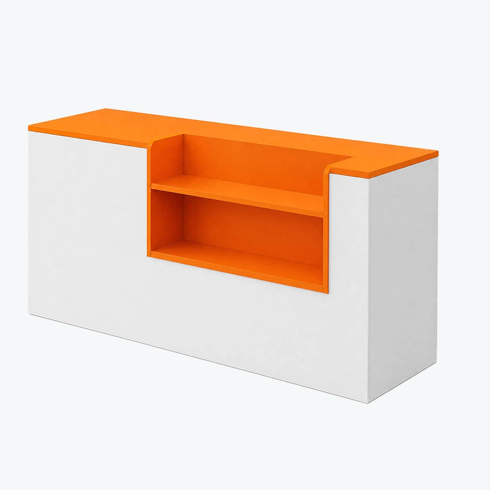 Modern Retail Checkout Counter with Display Shelf Affordable Sales Desk ANZHAP-JDT-2043-mainpictures 15