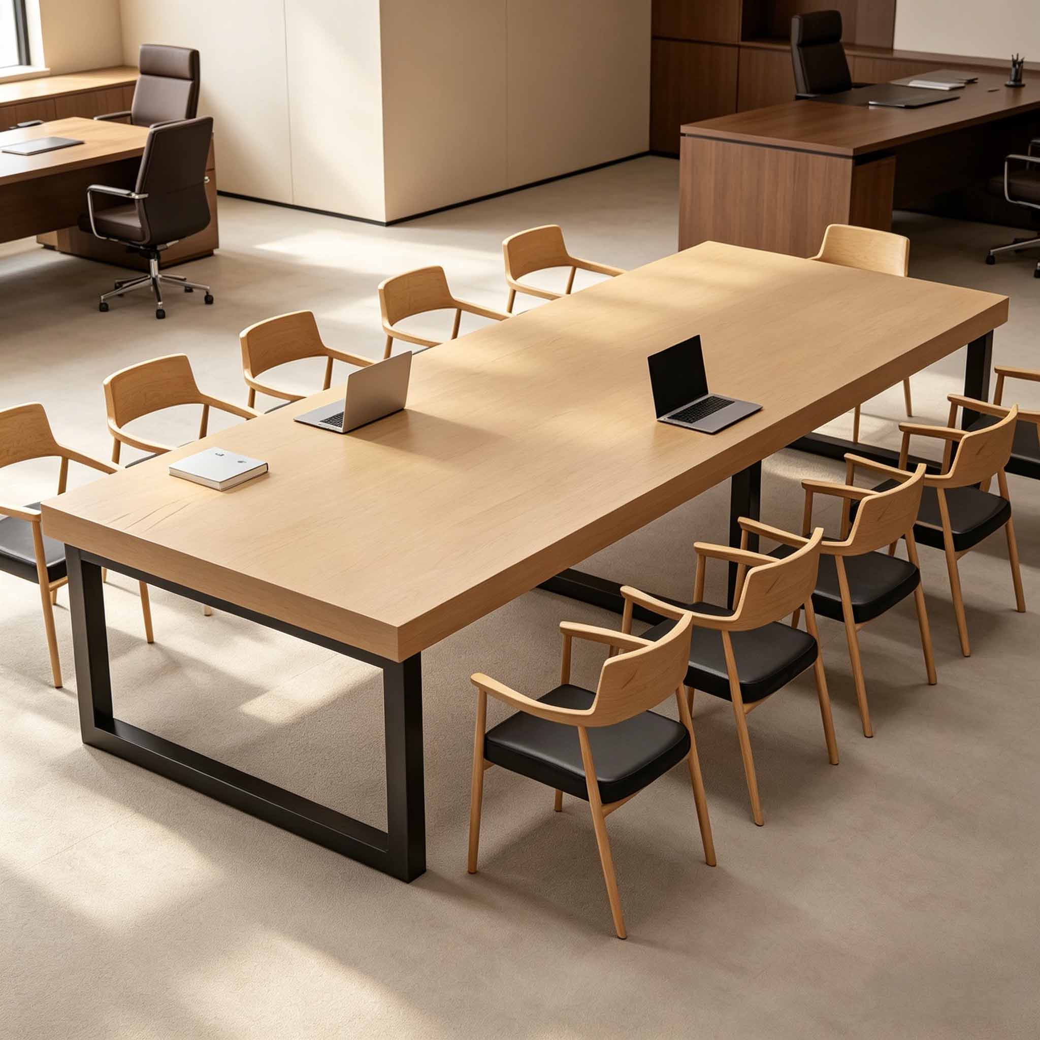 Modern_Scandinavian_Seminar_Table_Oak_Office_Table_ANZHAP-HYZ-107-mainpictures_5