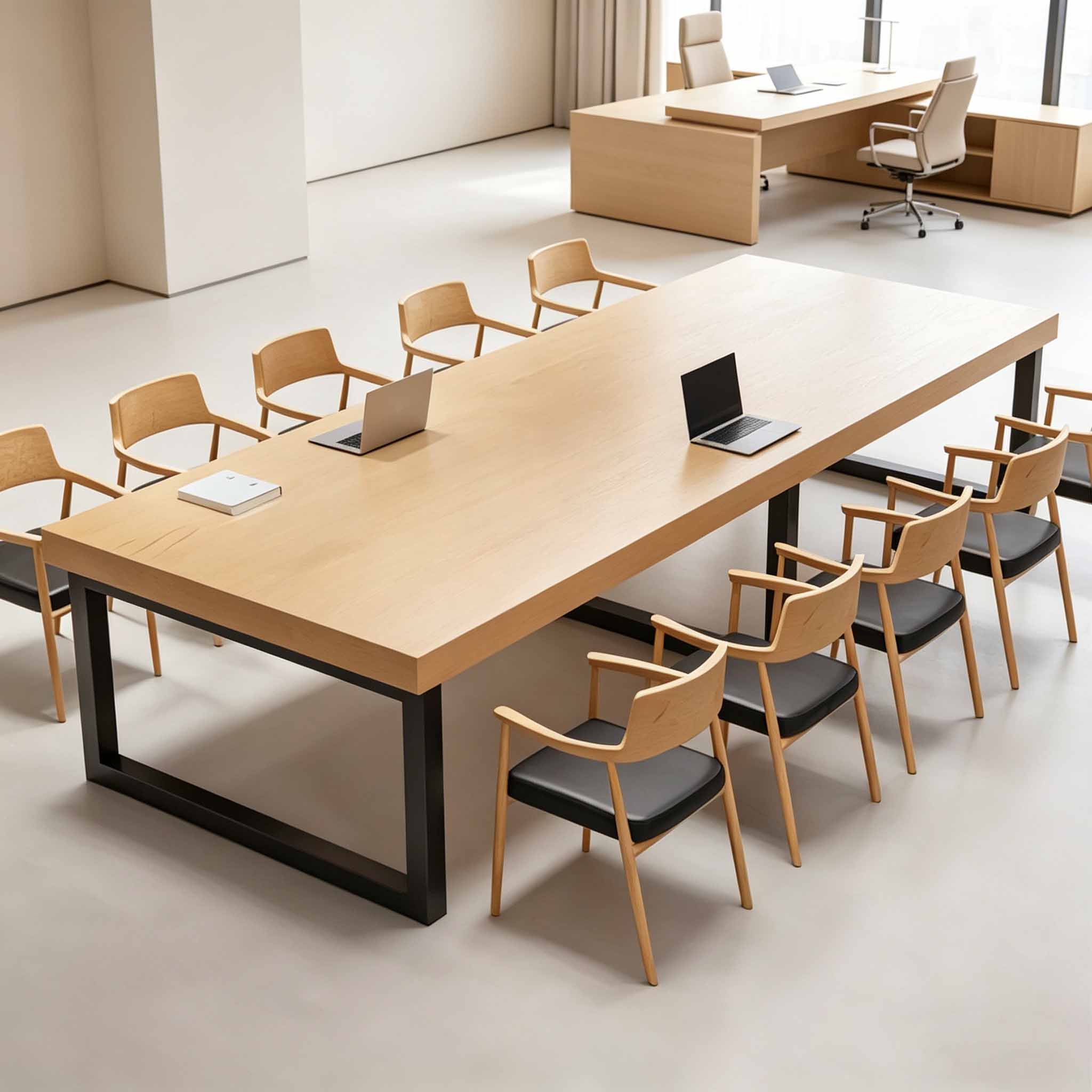 Modern_Scandinavian_Seminar_Table_Oak_Office_Table_ANZHAP-HYZ-107-mainpictures1_2