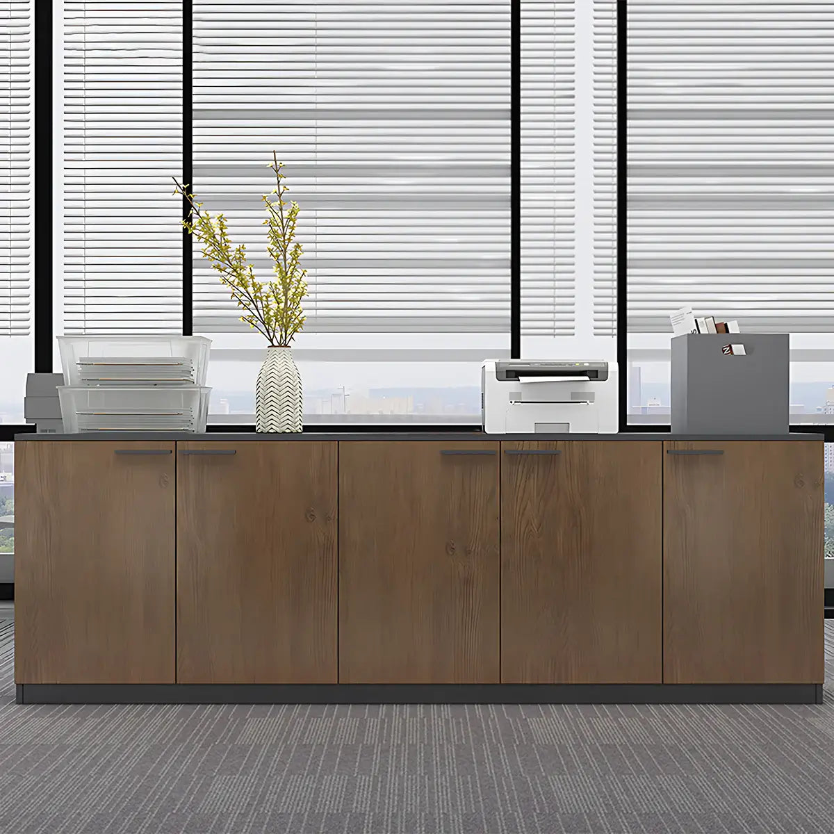 Office Bookcase Sideboard Desk Storage Cabinet ANZHAP-WJG-727-mainpictures 1