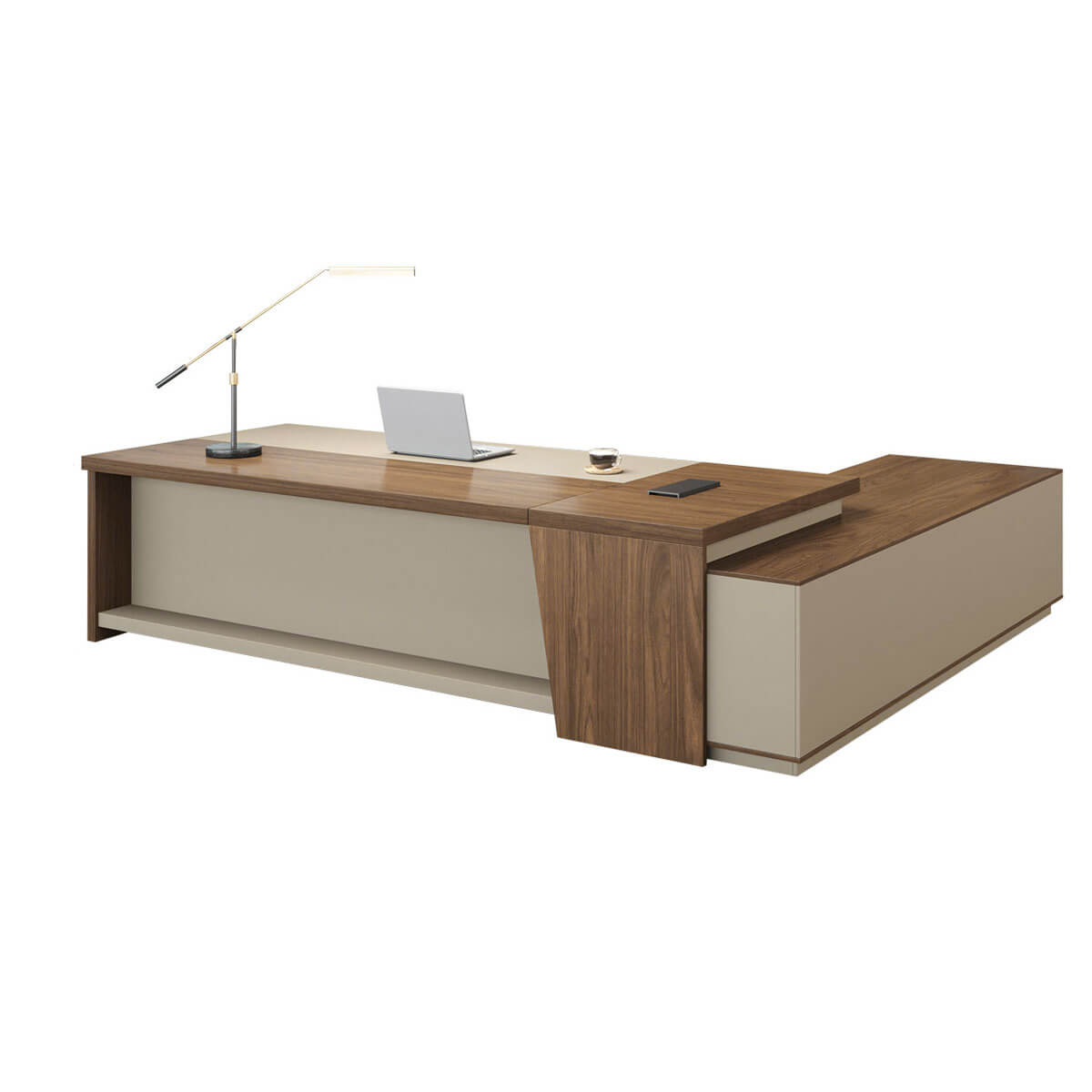 Professional L-Shaped Management Desk for SME Leadership - ANZHAP LBZ-2142 Main picture 1