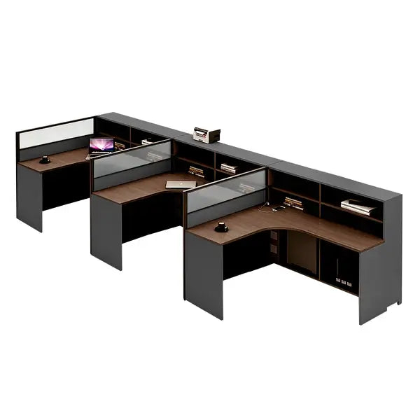 Professional L-Shaped Shared Office Desk - Flex Workstation ANZHAP-BGZ-2013-mainpictures 104