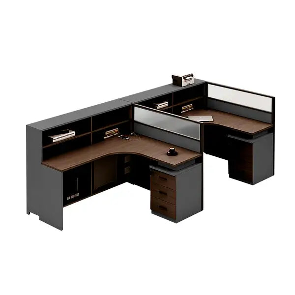 Professional L-Shaped Shared Office Desk - Flex Workstation ANZHAP-BGZ-2013-mainpictures 109