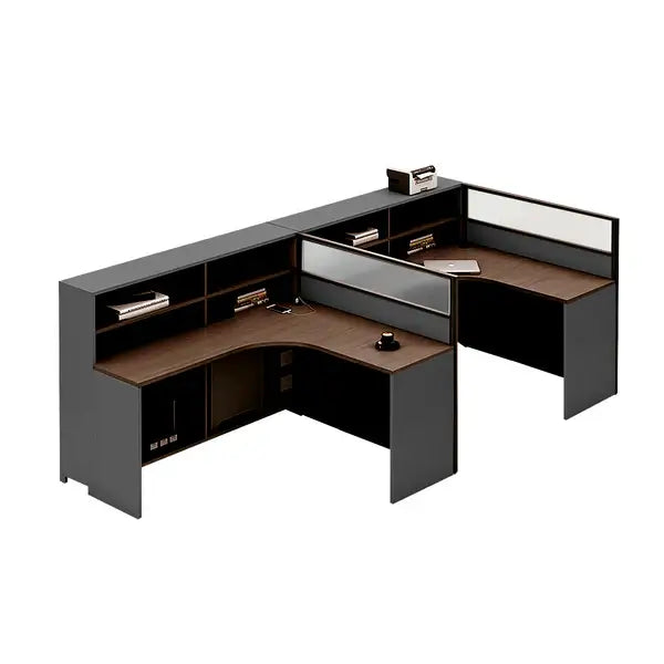 Professional L-Shaped Shared Office Desk - Flex Workstation ANZHAP-BGZ-2013-mainpictures 110