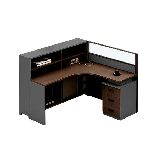 Professional L-Shaped Shared Office Desk - Flex Workstation ANZHAP-BGZ-2013-mainpictures 115