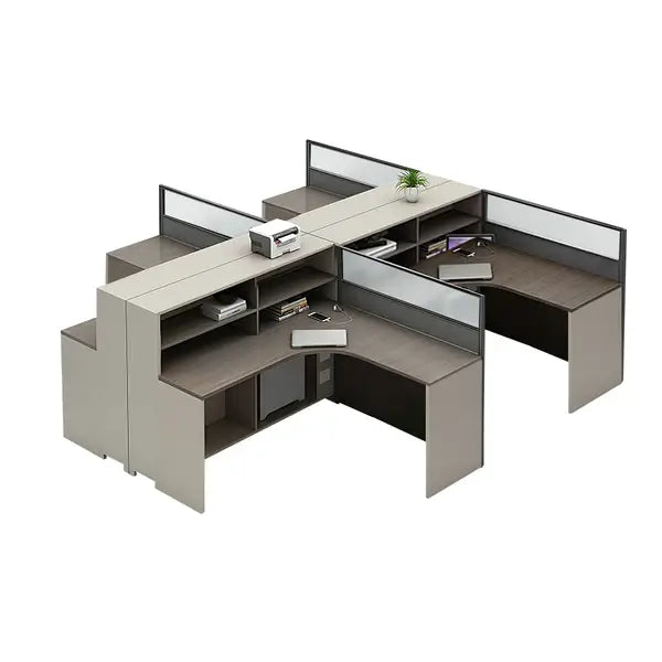 Professional L-Shaped Shared Office Desk - Flex Workstation ANZHAP-BGZ-2013-mainpictures 147