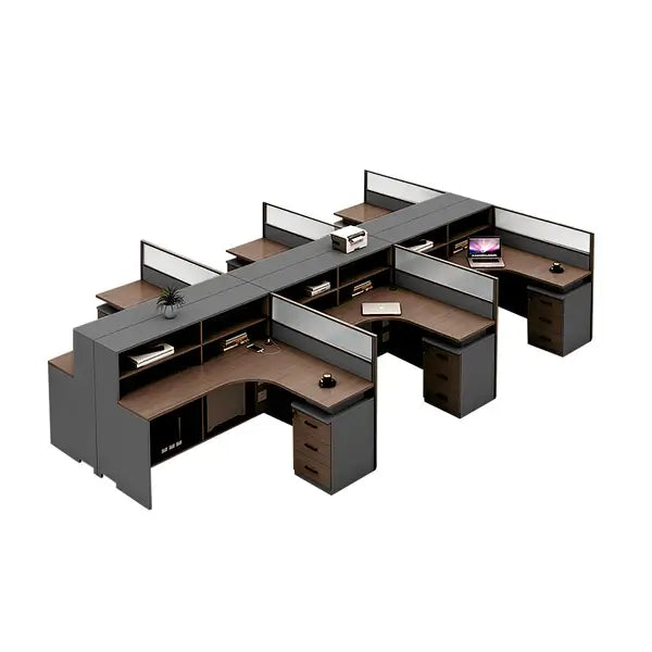 Professional L-Shaped Shared Office Desk - Flex Workstation ANZHAP-BGZ-2013-mainpictures 93