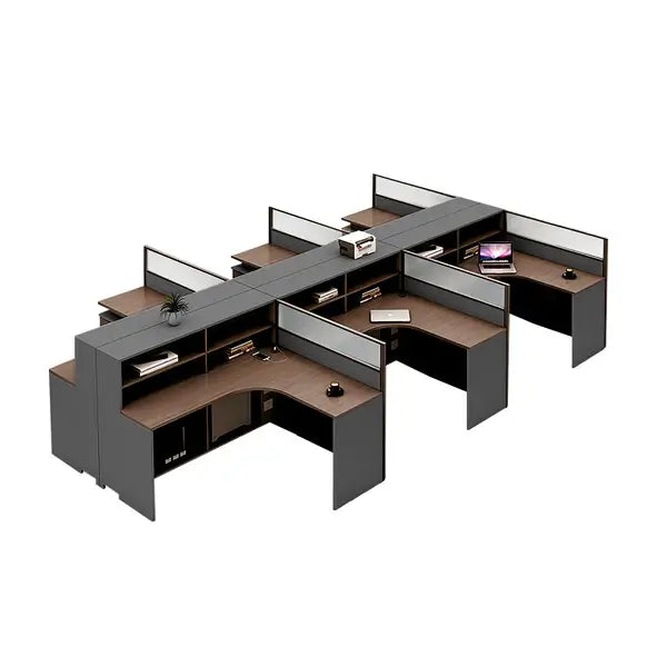 Professional L-Shaped Shared Office Desk - Flex Workstation ANZHAP-BGZ-2013-mainpictures 94