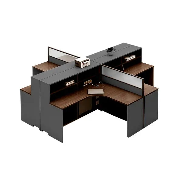 Professional L-Shaped Shared Office Desk - Flex Workstation ANZHAP-BGZ-2013-mainpictures 98