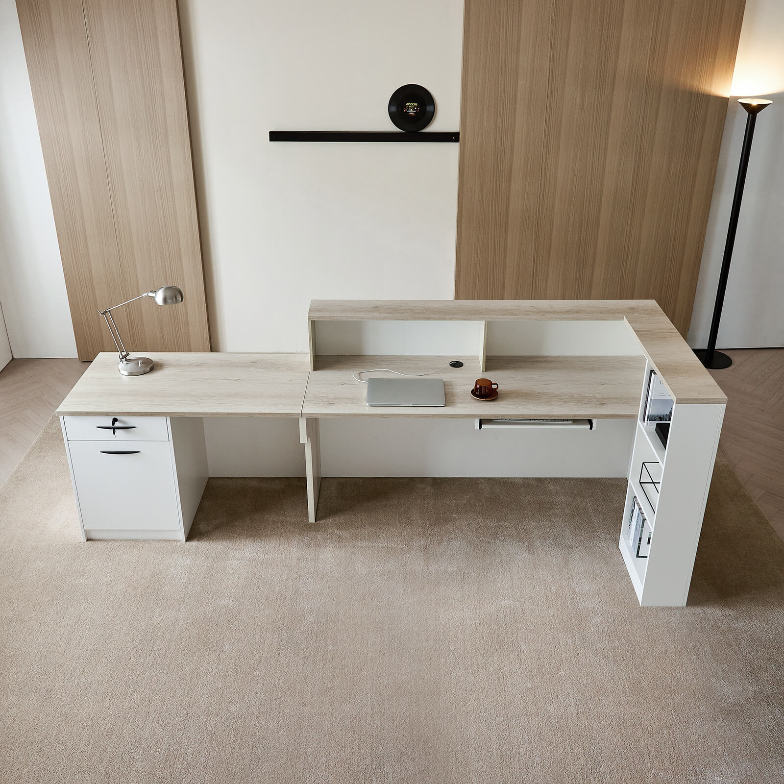 Professional L-Shaped Welcome Desk for Modern Companies - ANZHAP JDT-2215 Main picture 11