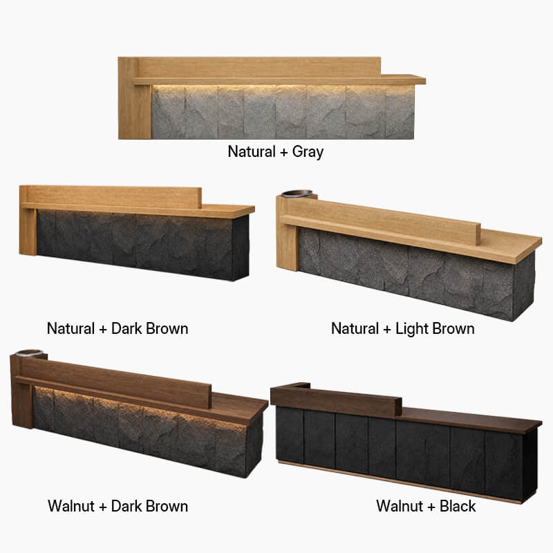 Reception Desk for Hotel and Front Desk Reception Areas - Color Options