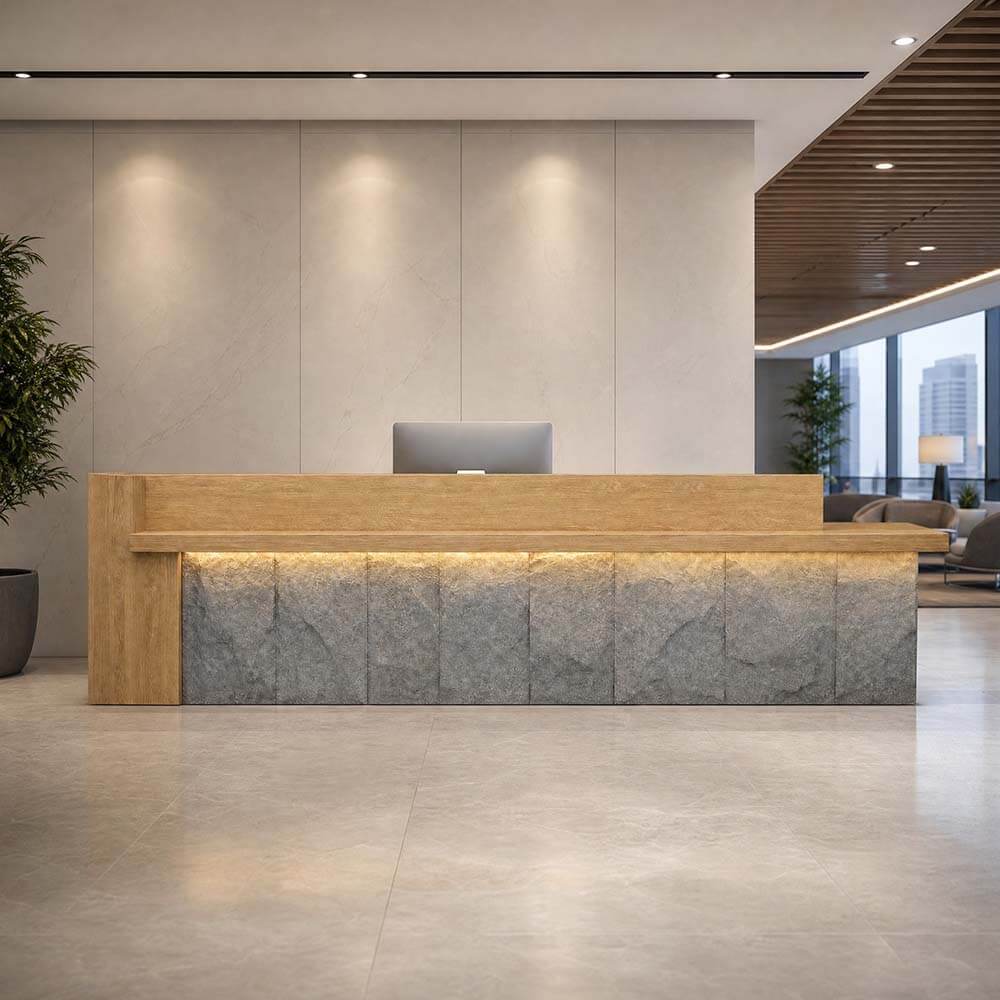 Reception Desk for Hotel and Front Desk Reception Areas