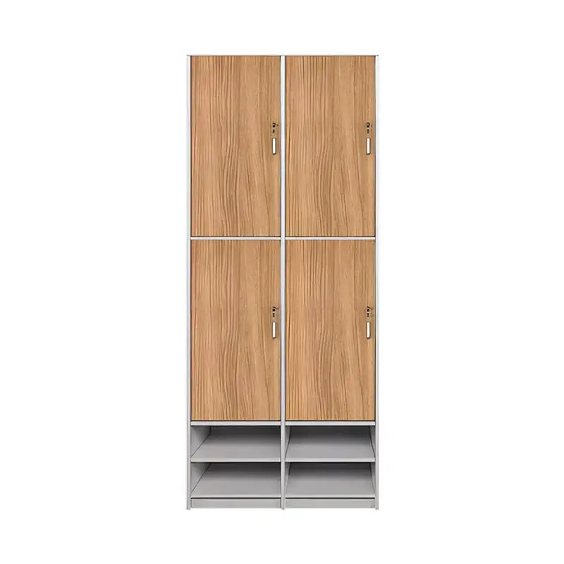 Tall Office Bookcase Storage Cabinet with Cupboard ANZHAP-WJG-701-mainpictures 31