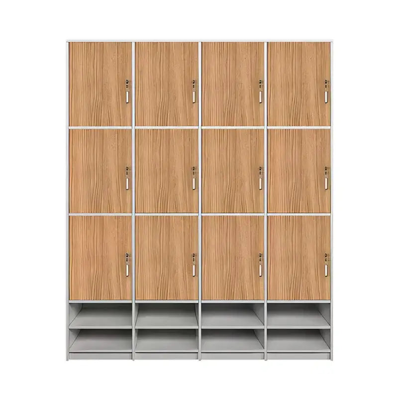 Tall Office Bookcase Storage Cabinet with Cupboard ANZHAP-WJG-701-mainpictures 48