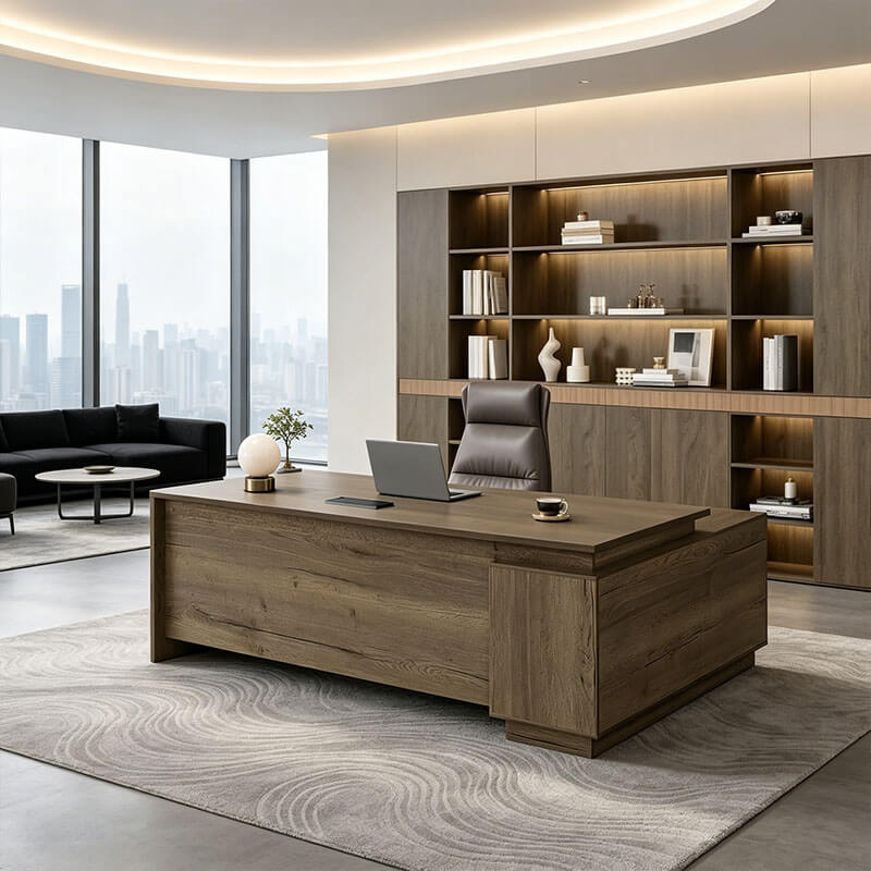 Walnut_Executive_Desk_with_Return_and_Integrated_Storage_-_ANZHAP_LBZ-2141_Main_picture9