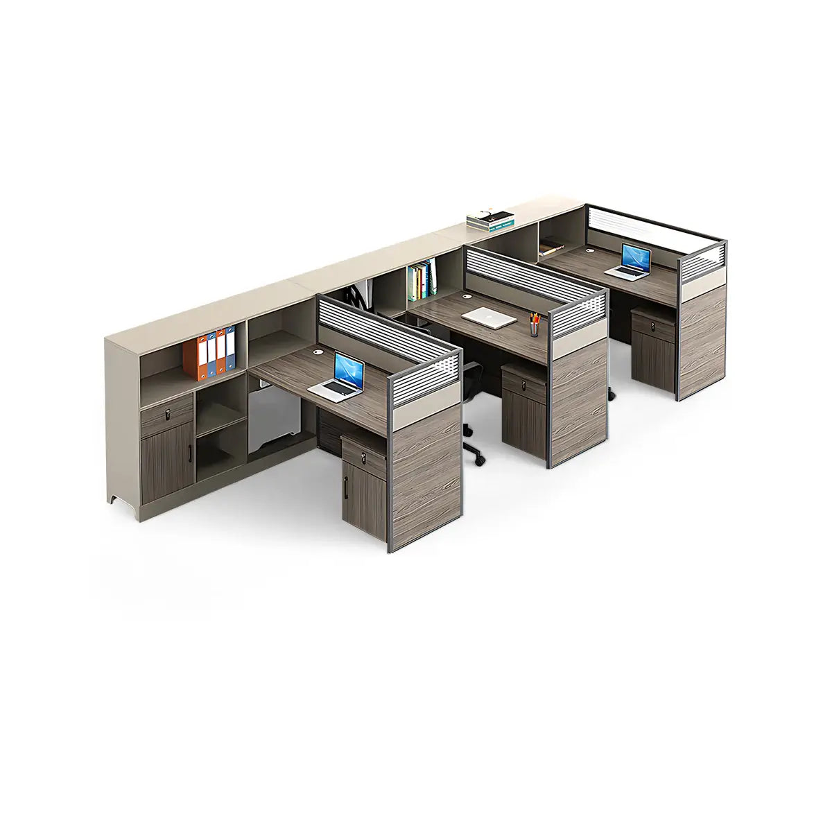 Wooden Office Desk with Drawers - Large Modern Computer Desk ANZHAP-BGZ-205-mainpictures 8