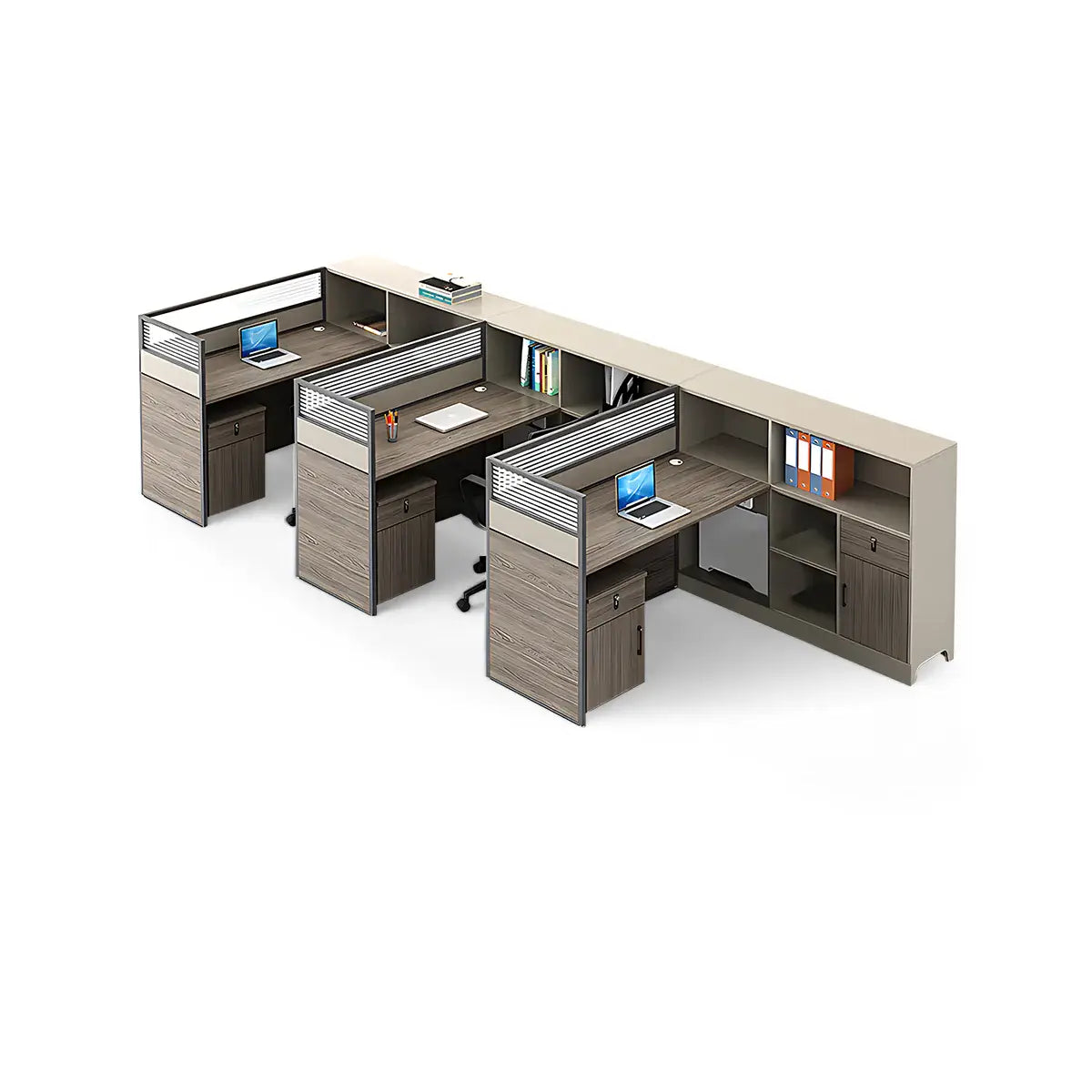 Wooden Office Desk with Drawers - Large Modern Computer Desk ANZHAP-BGZ-205-mainpictures 9